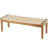 Yank Wood Handmade Traditional Brown Bench with Rope Wrapped Seat