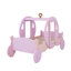 Lit de transport de lit simple en bois avec couronne et lit plateforme avec escalier-71177013