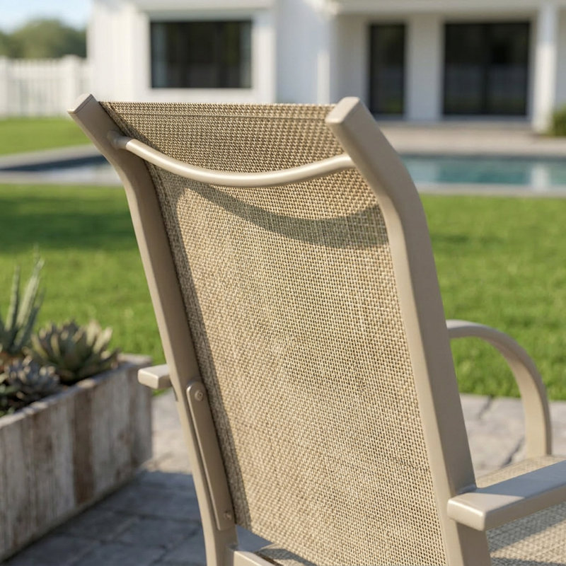 Fauteuil de salle à manger Rikelme, Sable / coquillage, 6