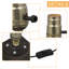 Lampe de table rétro Steampunk