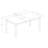 5 Piece Dinette Set for 4 Includes a Rectangle Dining Table with Butterfly Leaf and 4 Dining Room Chairs, Buttermilk & Cherry-1423049650