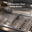 Barbecue au gaz modulaire d'extérieur 85 600 BTU avec plateau à charbon et roues Akoah