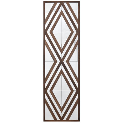Banas Solid Wood Rectangle Wall Mirror