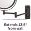 Miroir de maquillage mural 8 "Akea-1679271455