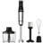 Courant 400 Watt Hand Blender with Whisk, Masher & Food Processor Attachment, Automatic Speed Control, Ergonomic & Soft Grip