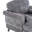 Chaise longue surdimensionnée pour l'intérieur, canapé-lit simple en chenille avec siège large, fauteuil avec accoudoirs rembourrés, ensemble de canapé-lit pour le salon et la chambre à coucher