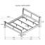 Lit-bateau très grand en cappuccino Grafenstaden