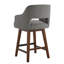 Tabouret de comptoir rembourré Lainey-104838745
