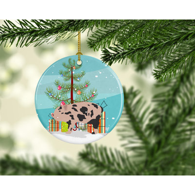 Ornement en céramique miniature pour fêtes