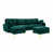 Velours vert est en rupture de stock