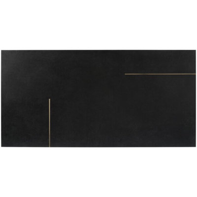 Lines Brass Inlay 24X48 Matte Porcelain Tile