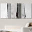 "Minimal Landscape Pastel" noir et blanc, gris, images neutres, impression sur toile, 3 pièces-94434107-94434108