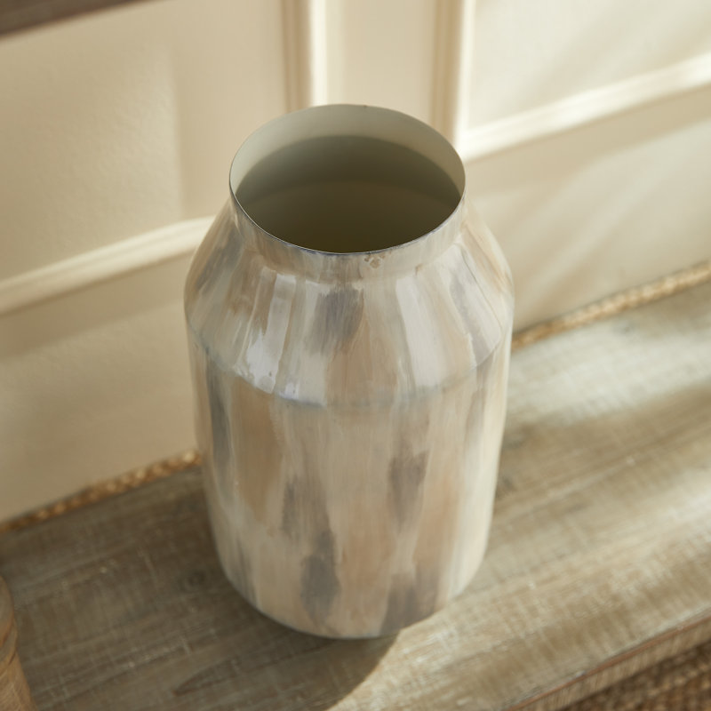 Ashelman Handmade Metal Decorative Urns & Jars, 15.5"