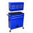 High Capacity Blue Tool Chest With 8 Drawers - Stable & Movable Rolling 8 Lockable Spacious Interior