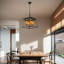 4-light Square Farmhouse Chandelier With Wrought Iron Accents-367258664