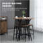 Ensemble de table et chaises de bar 5 pièces Industrial