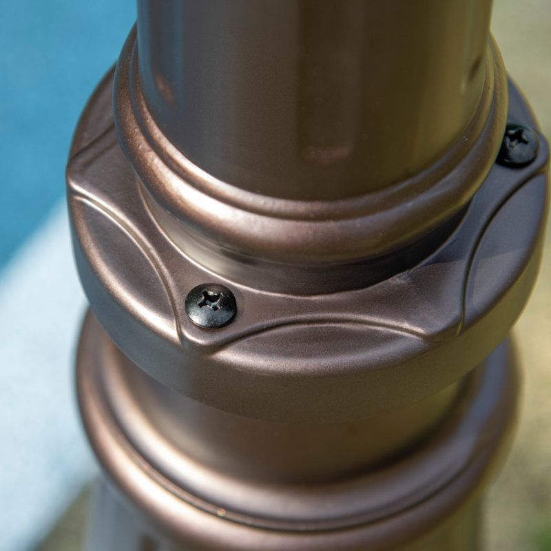 Solar Powered Integrated LED Metal Pathway Light