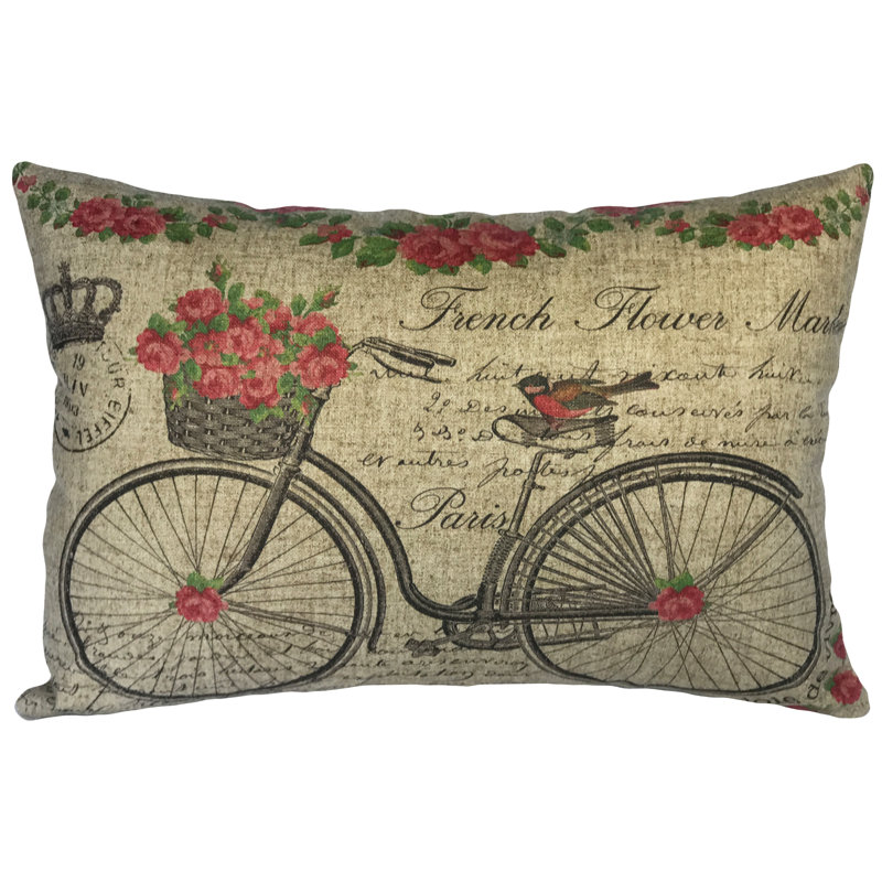 Linen Reversible Throw Pillow