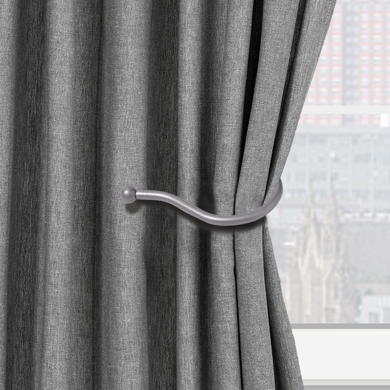 90.32cm Curtain Holdback, Silver
