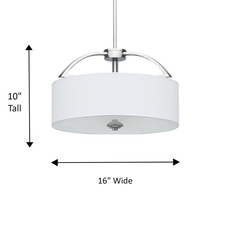 Luminaire suspendu cylindrique à 3 lumières Irena, Chrome
