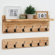 10 Pack Coat Rack Hooks for Entryway Hanging Towels Clothes Robes  Double-Prong Farmhouse Rustic DIY Wall Mounted Decorative Hanger with  Screws (Black)