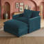 Fauteuil club avec repose-pieds-825413215