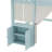 Full Loft Bed With Built-In Bookshelf, Curtain, And Storage Shelf Amusement Park-Inspired Playful Design Safety Guardrails-881658262
