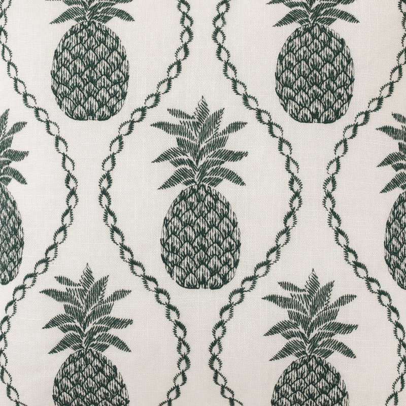 Tommy Bahama Golden Pineapple Green Throw Pillow