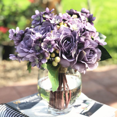 Silk Arrangement in Vase