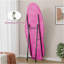 Miroir pleine grandeur, miroir de plancher à cadre en bois, miroir ondulé irrégulier pour chambre à coucher, salon, vestiaire-665740884