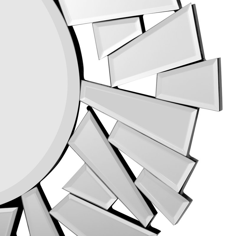 Miroir mural Dezideriu, H 31,5 po x l 31,5 po