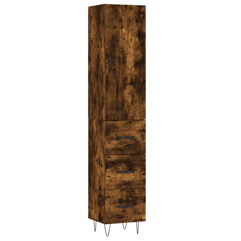 34.5cm Sideboard, Smoked Oak
