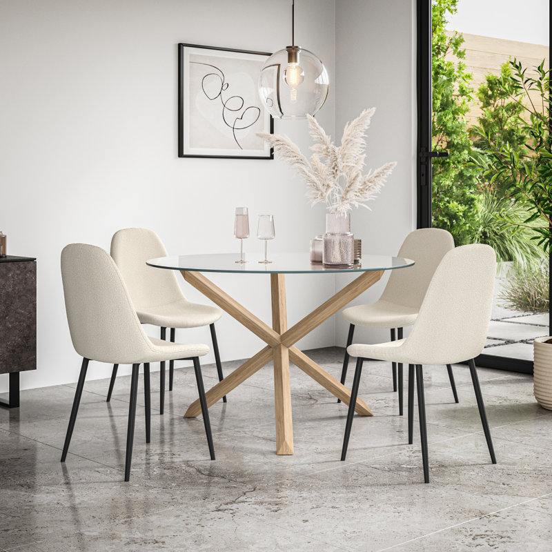Weatogue 4 - Person Dining Set, Oak