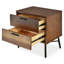 55cm W Solid Wood Bedside Table