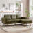 Inayat 84''Wide Reversible Sectional Sofa with Chaise-361666947