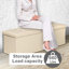 Banc de rangement en cuir Guedira-164568953