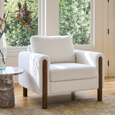 Chaise d'appoint rembourrée Arora
