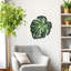 3 pièces de feuilles de palmier en bois, art mural feuille tropicale, plante naturelle, décoration murale, plante tropicale, sculptures murales pour salon, cuisine, chambre à coucher, jardin (ferme, feuilles-A)