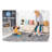 Collection 5X7 Grey/Silver/Oriental Non-Shedding Living Room Bedroom Dining Home Office Stylish and Stain Resistant Area Rug
