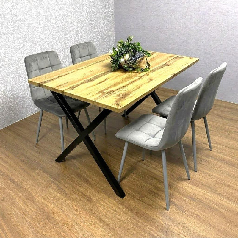 4 - Person Dining Set, Grey