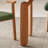 Log Style Premium Cherry Wood Dining Table Set