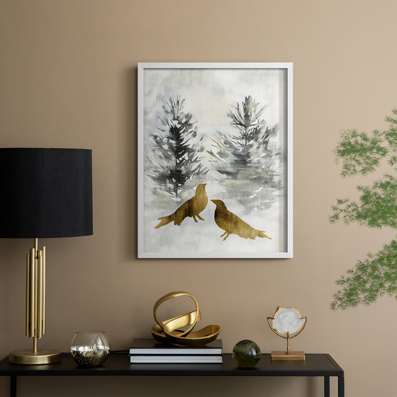 Reproduction encadrée - bois massif, H 11 po x l 9 po, Blanc