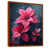 Toile avec cadre flottant brun