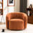 Coheman Upholstered Swivel Accent Chairs, Boucle Swivel Barrel Chair, Arm Chairs for Small Space-96429546