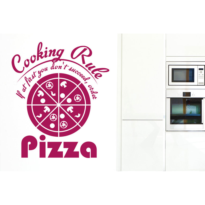 Food & Beverage Wall Decal, Violet