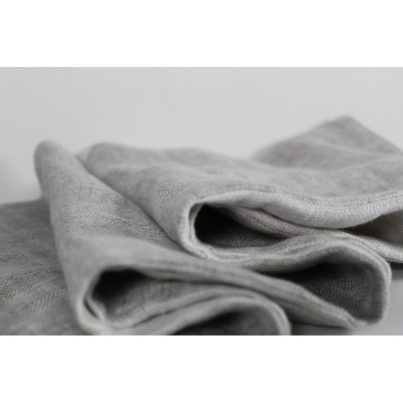 Garment Washed Reversible Duvet Cover, Grey