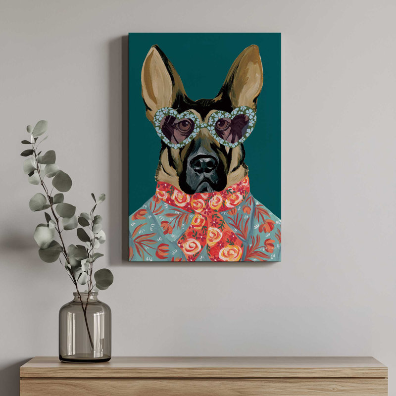 Reproduction d'art «Swag Shepherd» par Yvette St. Amant, Toile tendue, Ne s’applique pas, H 24 po x l 18 po
