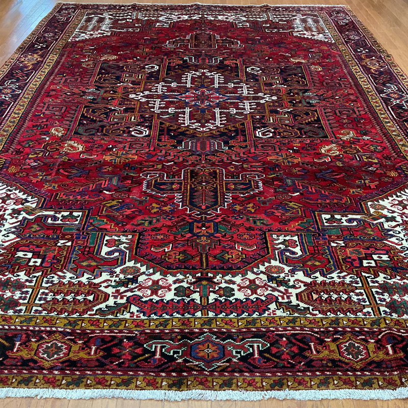 HERAT ORIENTAL Handmade Heriz Wool Rug