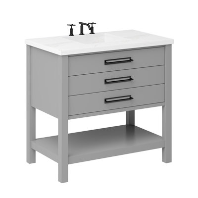 Kiawah Three-Drawer Single Bath Vanity