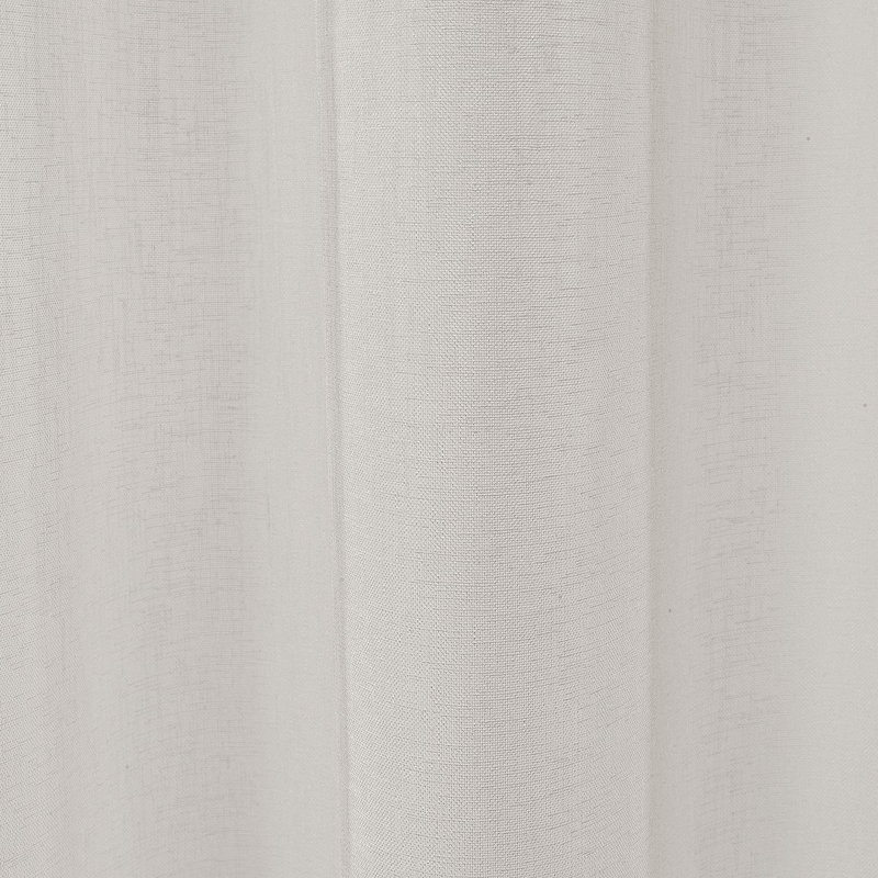 Panneau simple extra long et extra large en faux lin, Blanc cassé, L 52 po x L 72 po